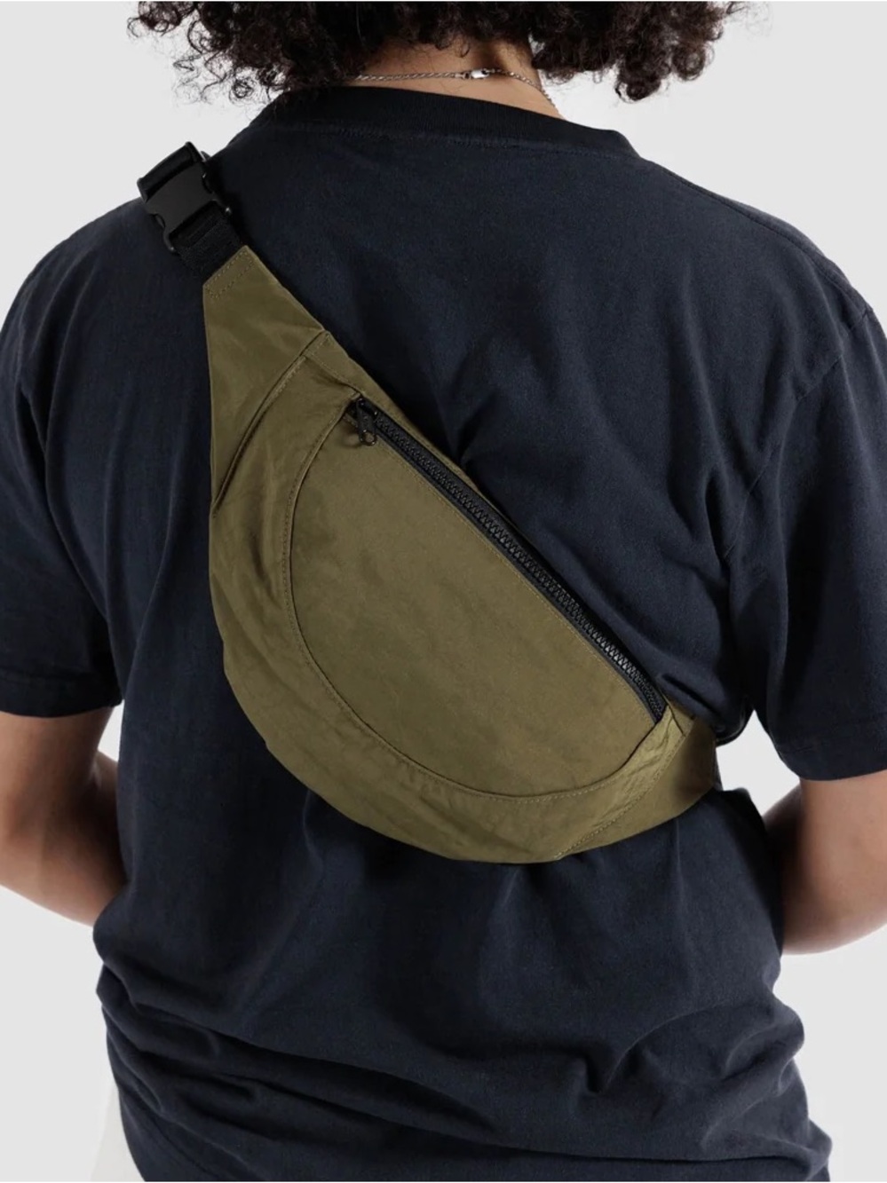 Baggu Crescent Fanny Pack Seaweed